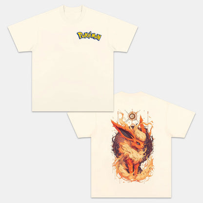 FLAREON UNISEX ANIME INSPIRED VINTAGE T-SHIRT丨POKÉMON-[DS]