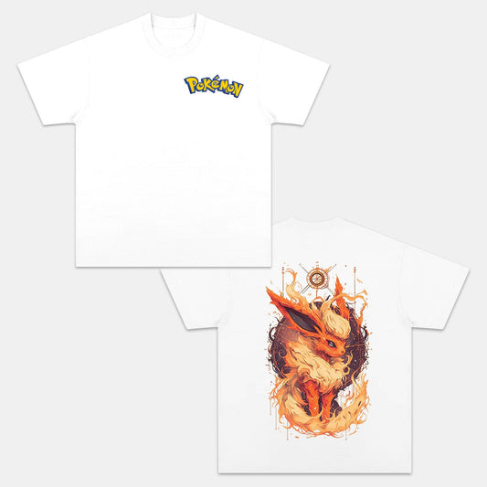 FLAREON UNISEX ANIME INSPIRED VINTAGE T-SHIRT丨POKÉMON-[DS]
