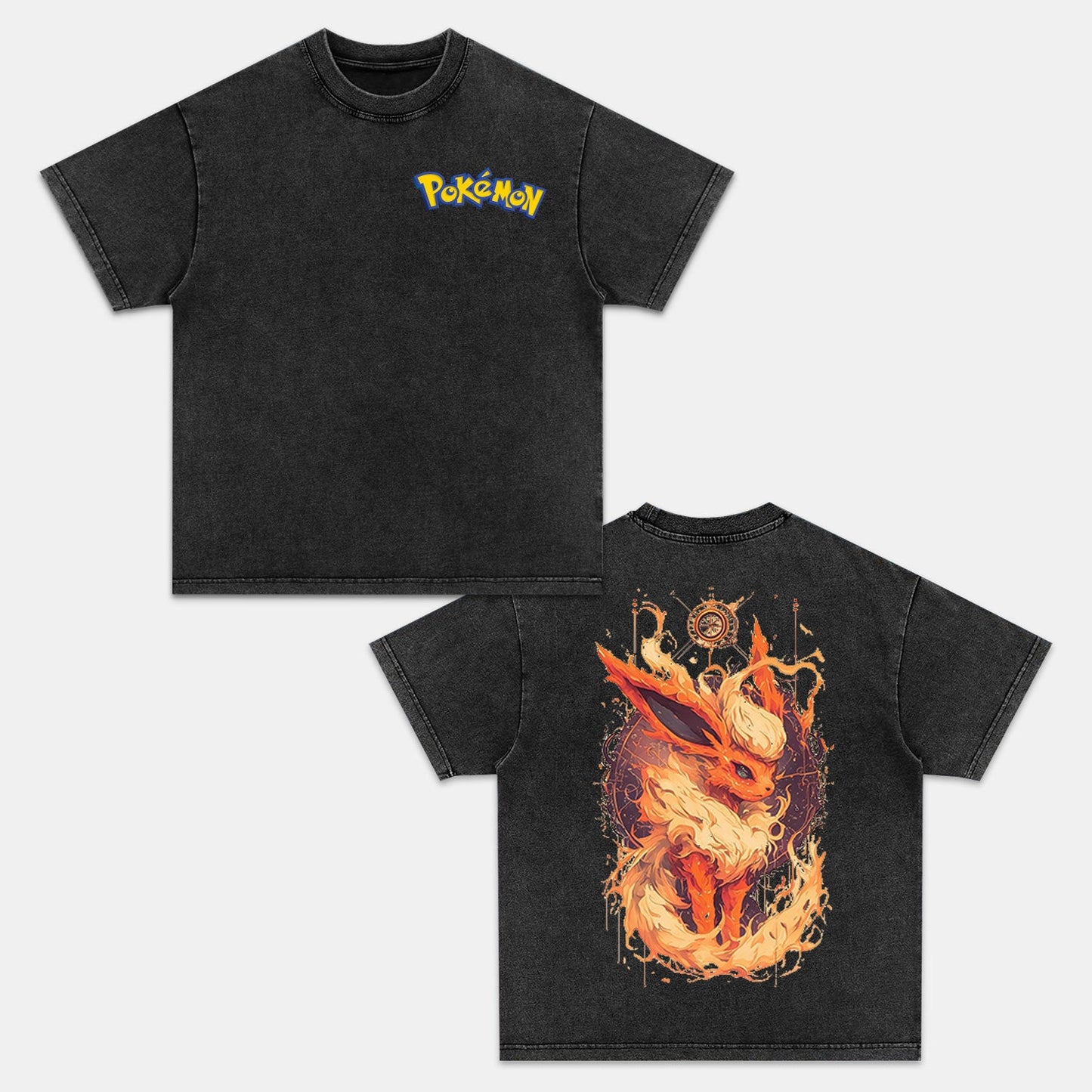 FLAREON UNISEX ANIME INSPIRED VINTAGE T-SHIRT丨POKÉMON-[DS]