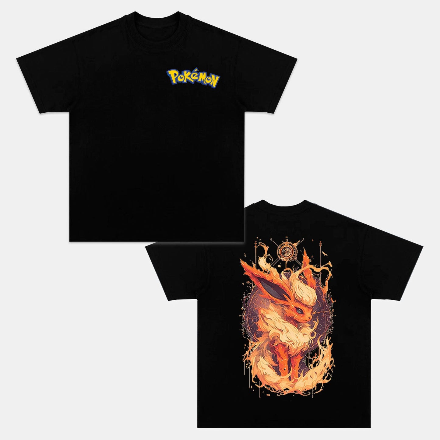 FLAREON UNISEX ANIME INSPIRED VINTAGE T-SHIRT丨POKÉMON-[DS]