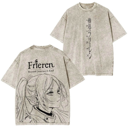 FRIEREN BEYOND JOURNEY’S END ANIME VINTAGE TEE-[DS]