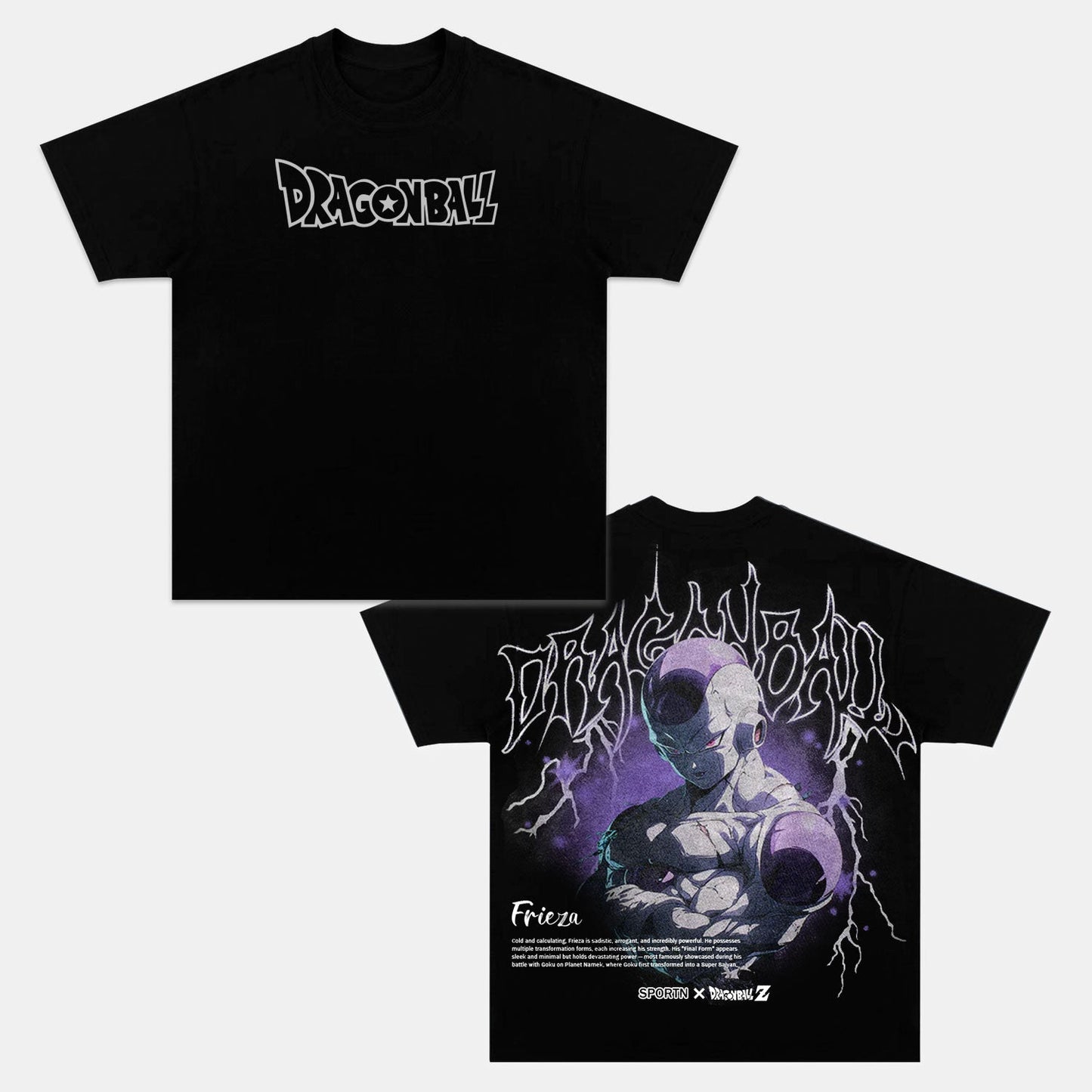 FRIEZA VINTAGE OVERSIZED TEE | DRAGON BALL Z-[DS]
