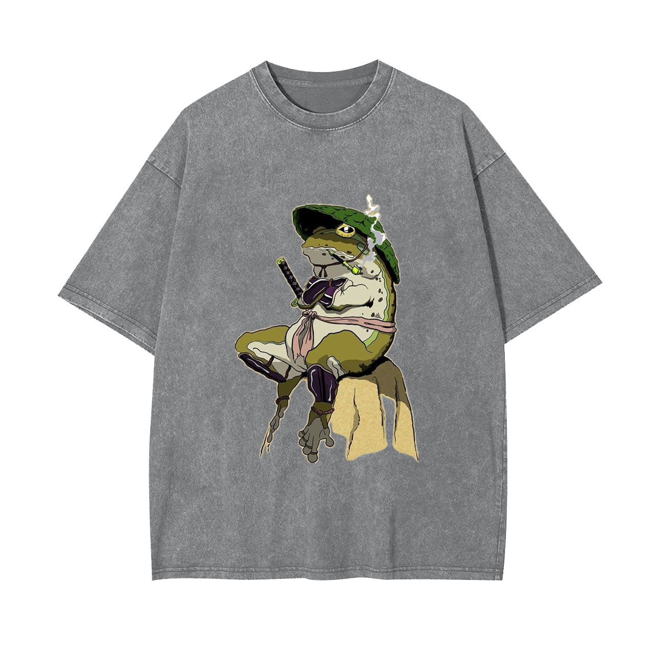 FROG VINTAGE WASH JAPANESE DESIGN T-SHIRT 