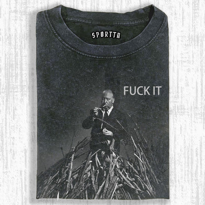 FUCK IT ART PRINT CASAUL T-SHIRT 