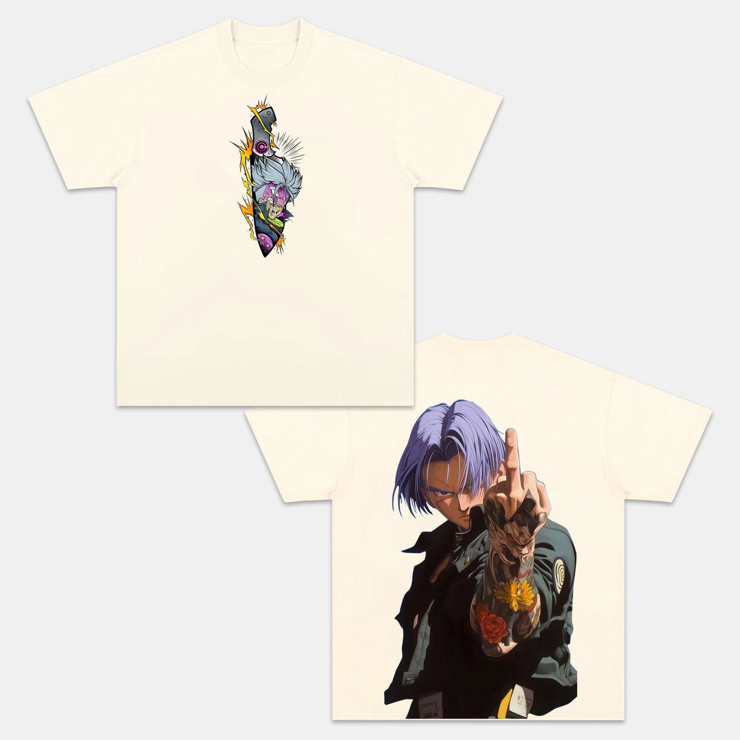 FUTURE TRUNKS ANIME OVERSIZED TEE丨DRAGON BALL