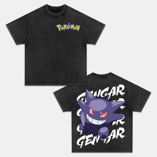 GENGAR UNISEX ANIME INSPIRED VINTAGE T-SHIRT丨POKÉMON-[DS]