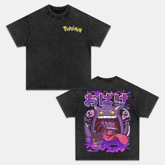 GENGAR UNISEX ANIME INSPIRED VINTAGE T-SHIRT丨POKÉMON-[DS]