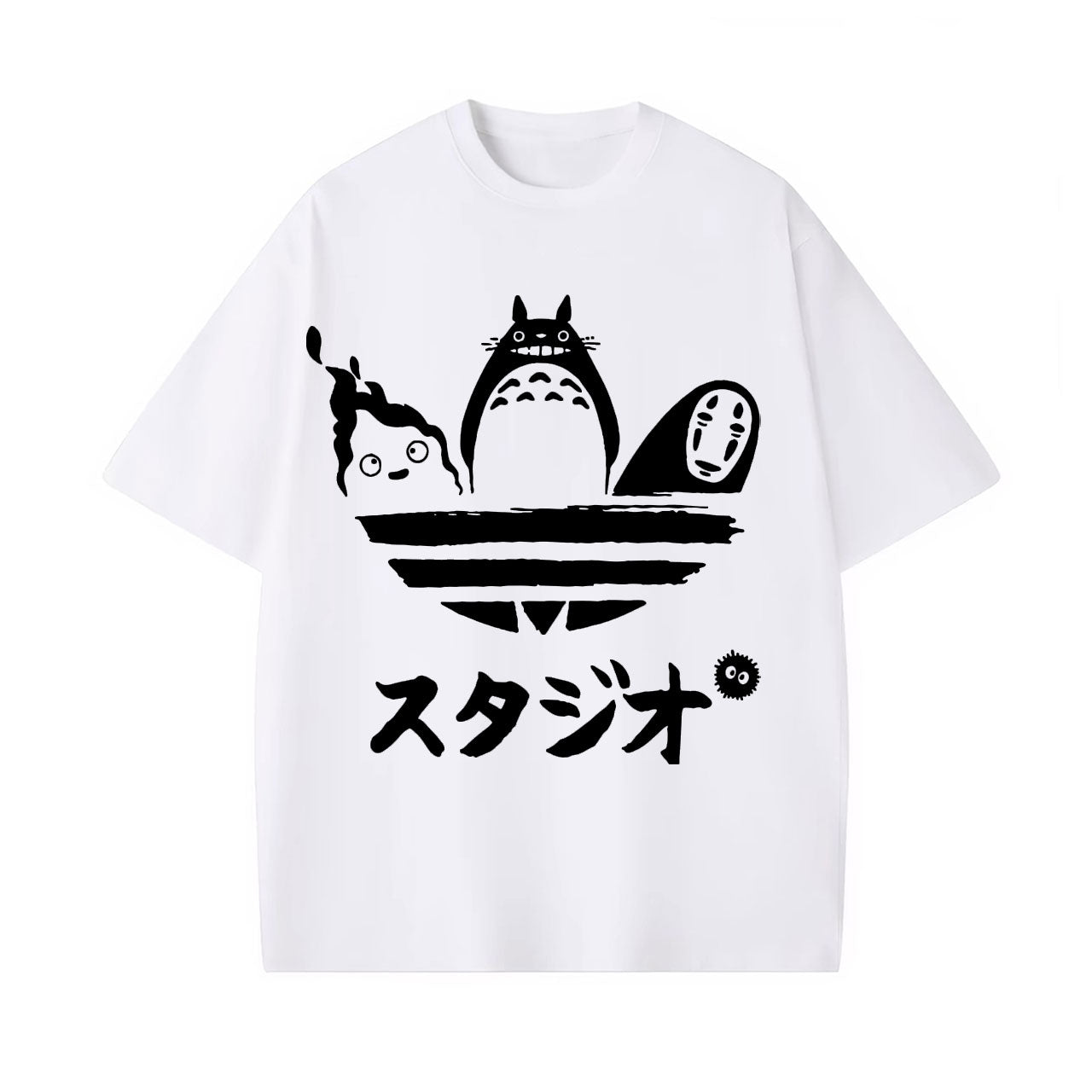 GHIBLI UNISEX ANIME INSPIRED VINTAGE TEE -[FRONT]