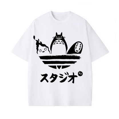 GHIBLI UNISEX ANIME INSPIRED VINTAGE TEE -[FRONT]