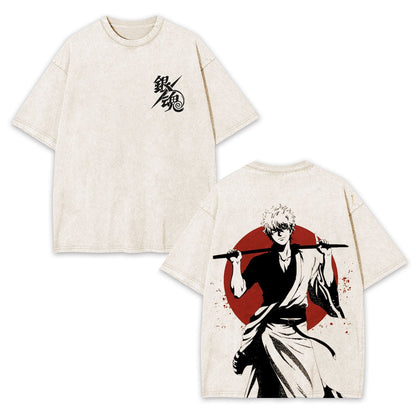 GINTOKI UNISEX ANIME INSPIRED VINTAGE OVERSIZED TEE丨GINTAMA[DS]
