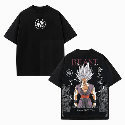 GOHAN ANIME OVERSIZED TEE 丨 DRAGON BALL-[DS]