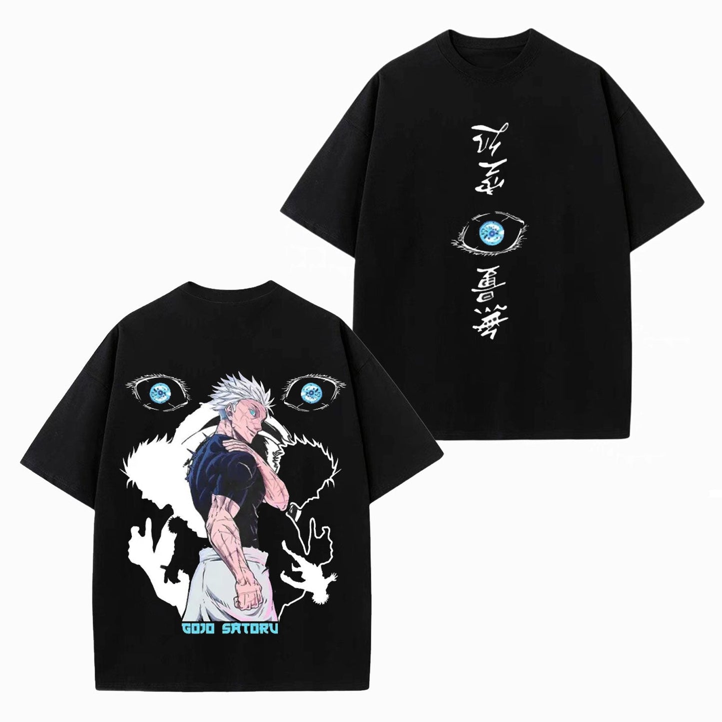 GOJO SIX EYES LIMITLESS VINTAGE OVERSIZED TEE丨JUJUTSU KAISEN