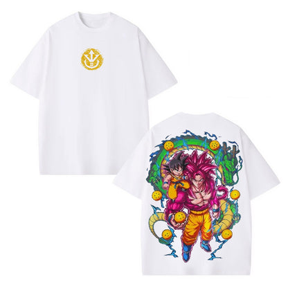 GOKU SUPER SAIYAN 4 VINTAGE OVERSIZED TEE丨DRAGON BALL-[DS]