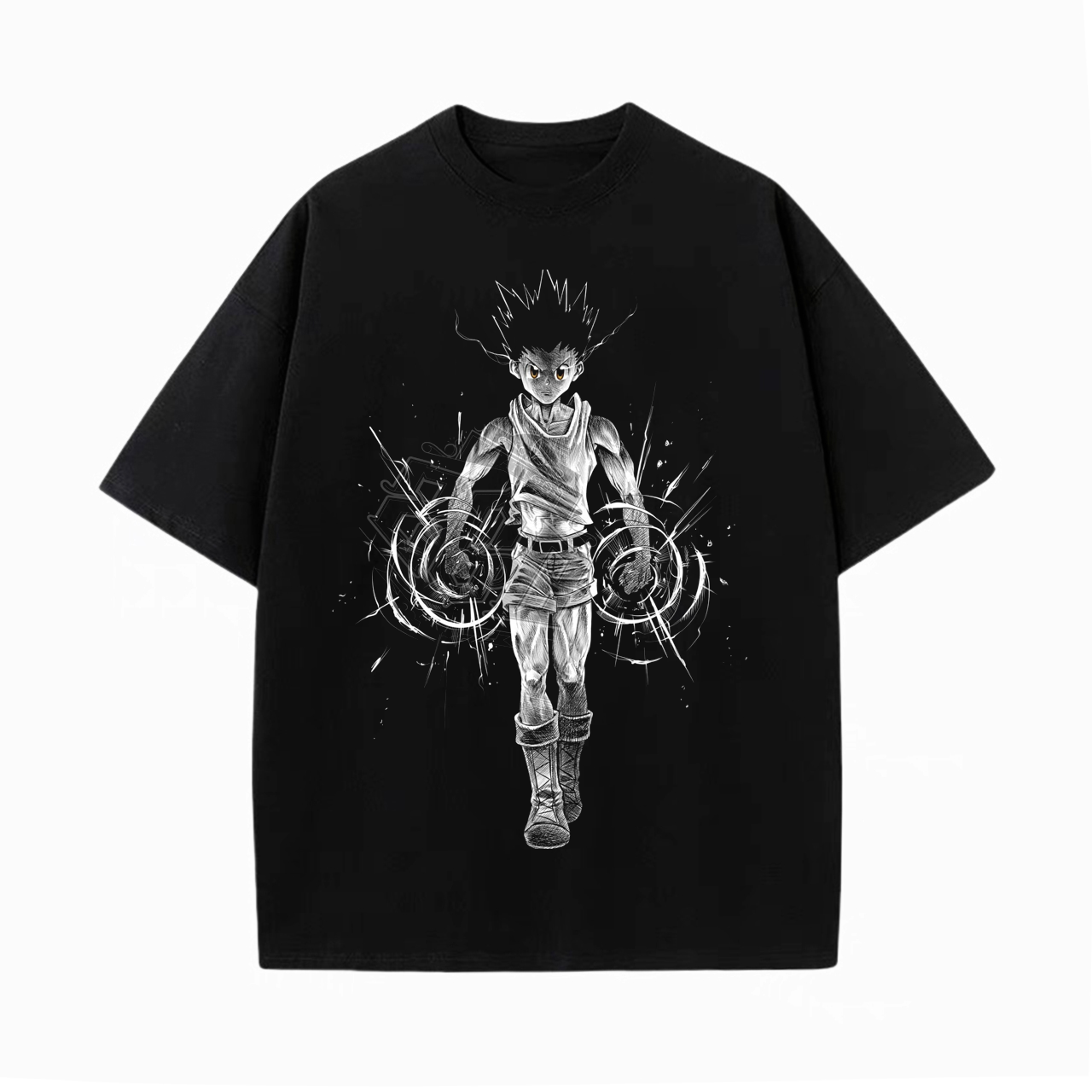 GON FREECSS ANIME OVERSIZED TEE 丨HUNTER×HUNTER-[FRONT]