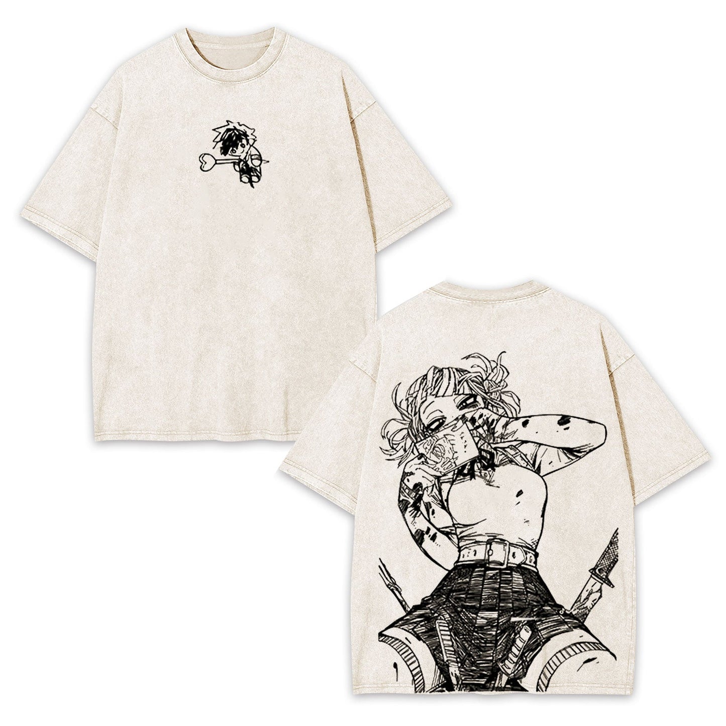 HIMIKO TOGA MY HERO ACADEMIA UNISEX ANIME INSPIRED VINTAGE TEE-[DS]