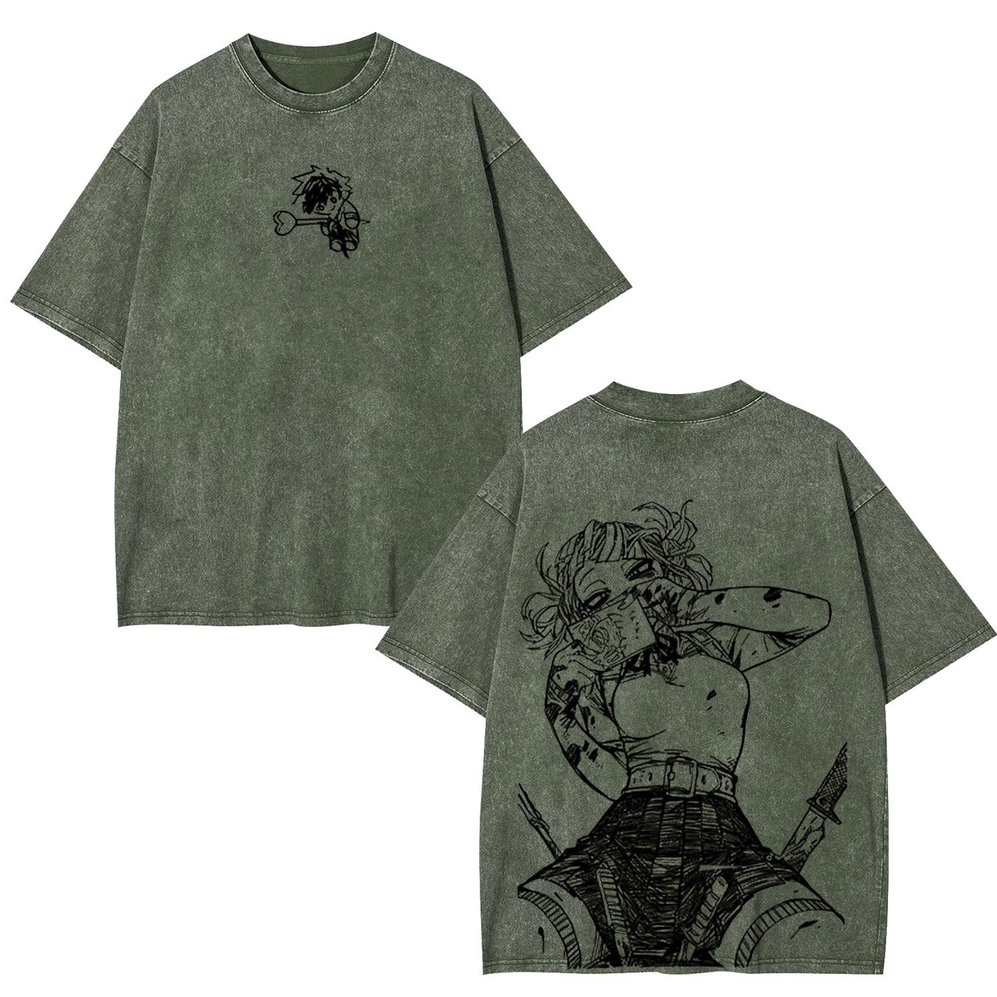 HIMIKO TOGA MY HERO ACADEMIA UNISEX ANIME INSPIRED VINTAGE TEE-[DS]
