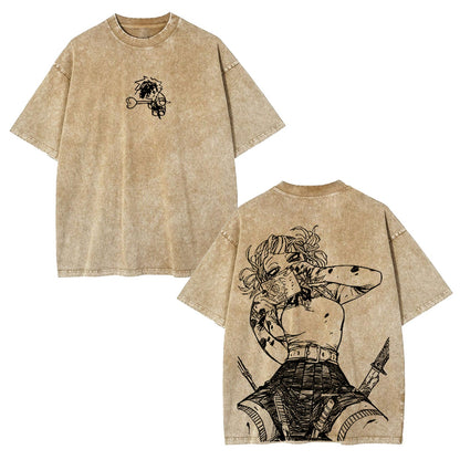 HIMIKO TOGA MY HERO ACADEMIA UNISEX ANIME INSPIRED VINTAGE TEE-[DS]