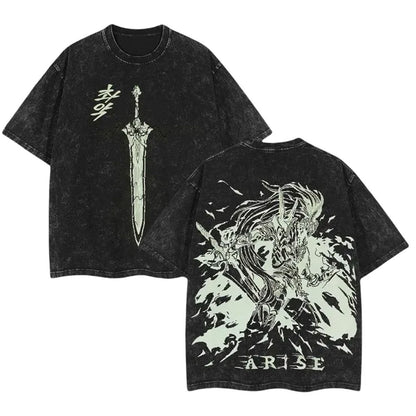 IGRIS SHIRT ACID WASH TEE-[DS]