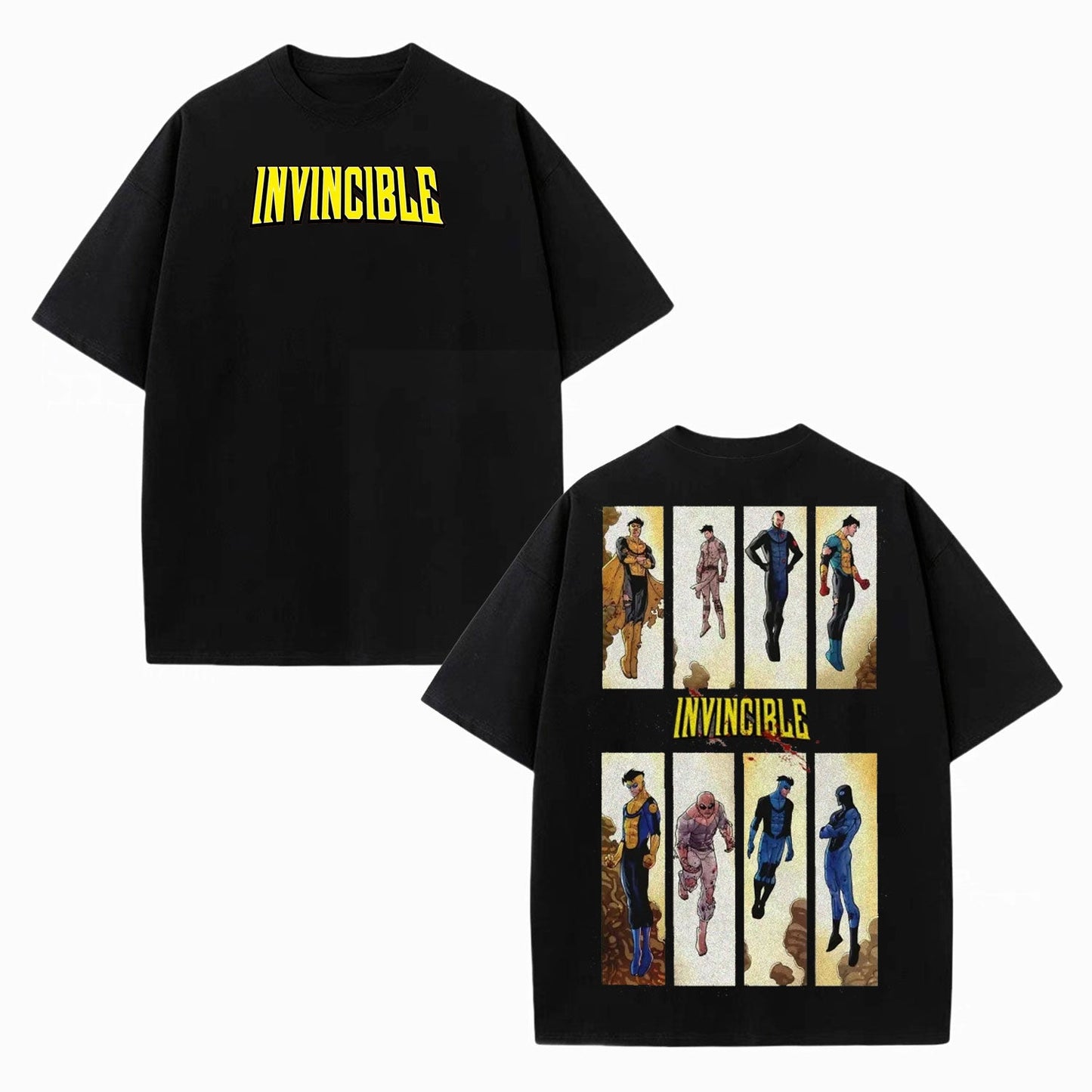 INVINCIBLE UNISEX ANIME INSPIRED VINTAGE T-SHIRT-[DS]