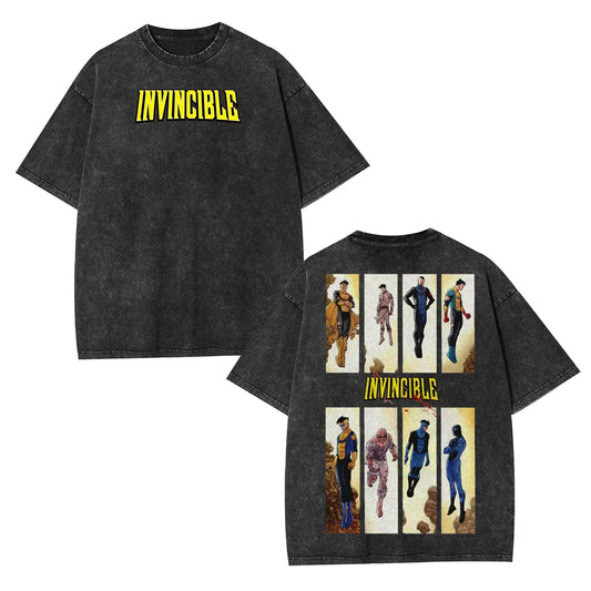 INVINCIBLE UNISEX ANIME INSPIRED VINTAGE T-SHIRT-[DS]