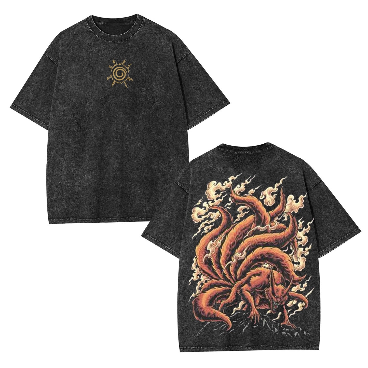 JINCHURIKI KURAMA NINE TAILED FOX NARUTO SHIPPUDEN OVERSIZETEE-[DS]