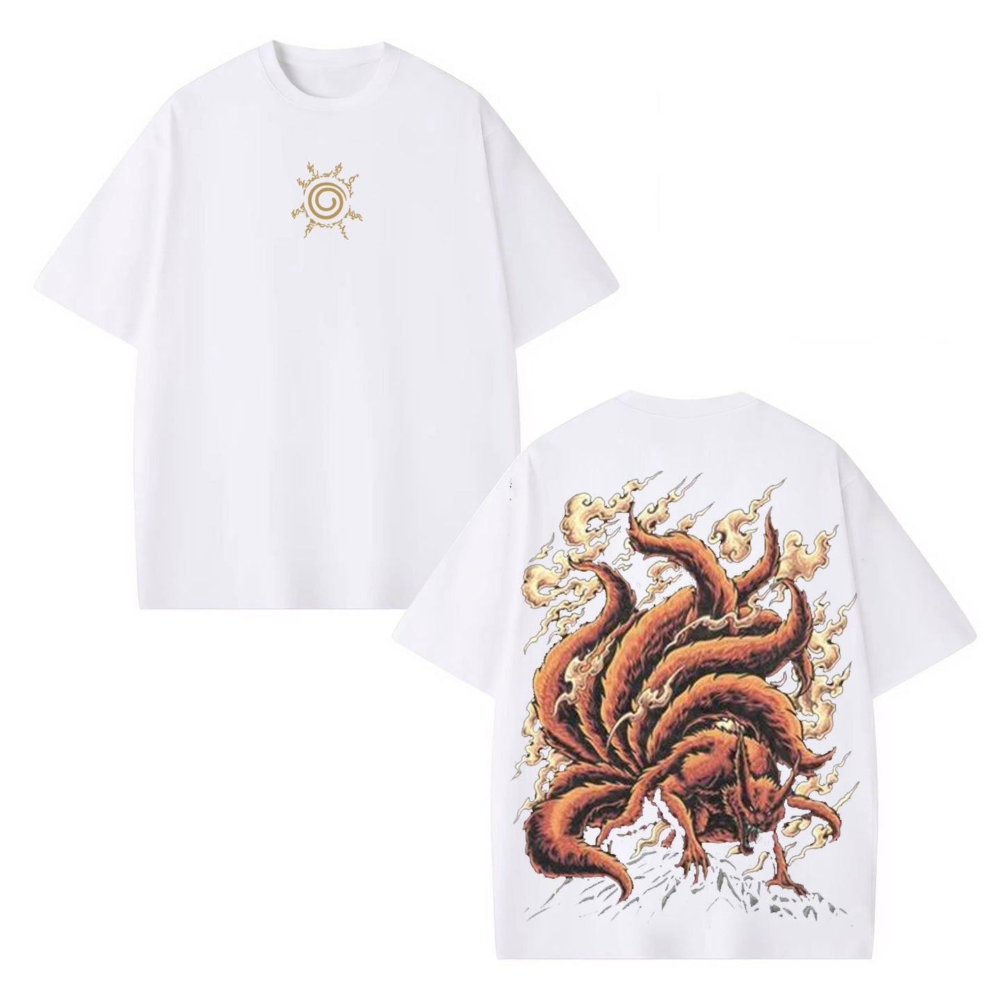 JINCHURIKI KURAMA NINE TAILED FOX NARUTO SHIPPUDEN OVERSIZETEE-[DS]