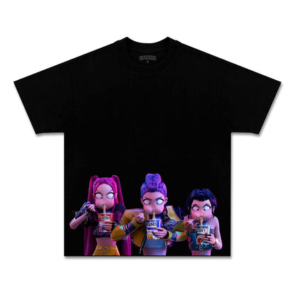 KPOP DEMON HUNTERS TEE-[FRONT]