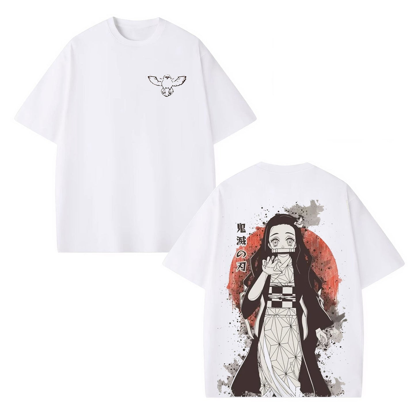 KAMADO NEZUKO DEMON SLAYER ANIME UNISEX WASHED T-SHIRT -[DS]
