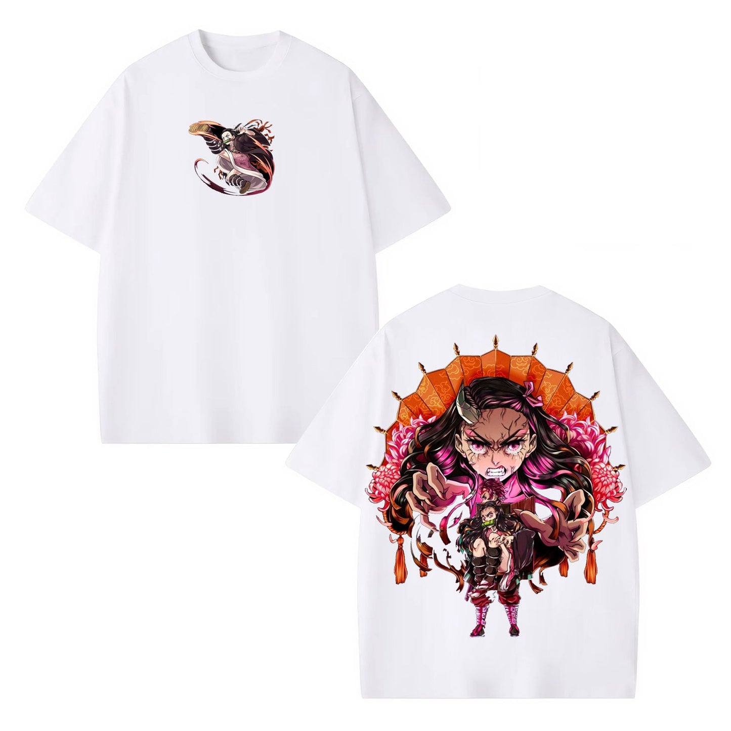 KAMADO NEZUKO DEMON SLAYER ANIME UNISEX WASHED T-SHIRT -[DS]