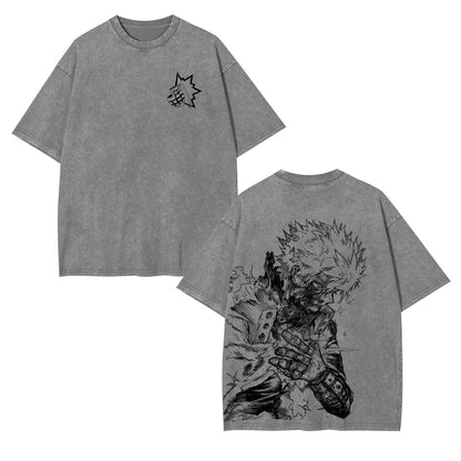 KATSUKI BAKUGO MY HERO ACADEMIA UNISEX ANIME INSPIRED VINTAGE TEE-[DS]