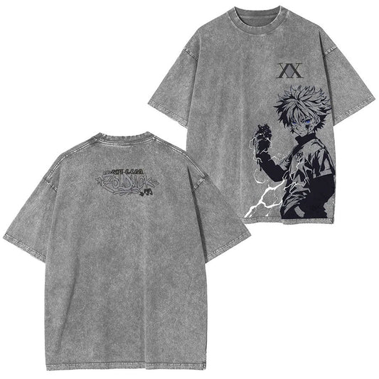 KILLUA ZOLDYCK ANIME OVERSIZED TEE 丨HUNTER × HUNTER-[DS]