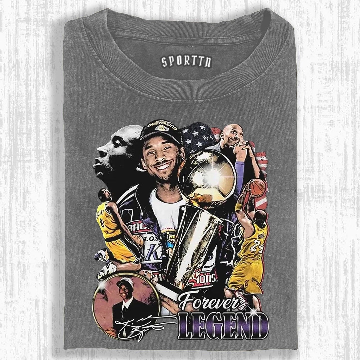 KOBE BRYANT FOREVER LEGEND THEMED T-SHIRT