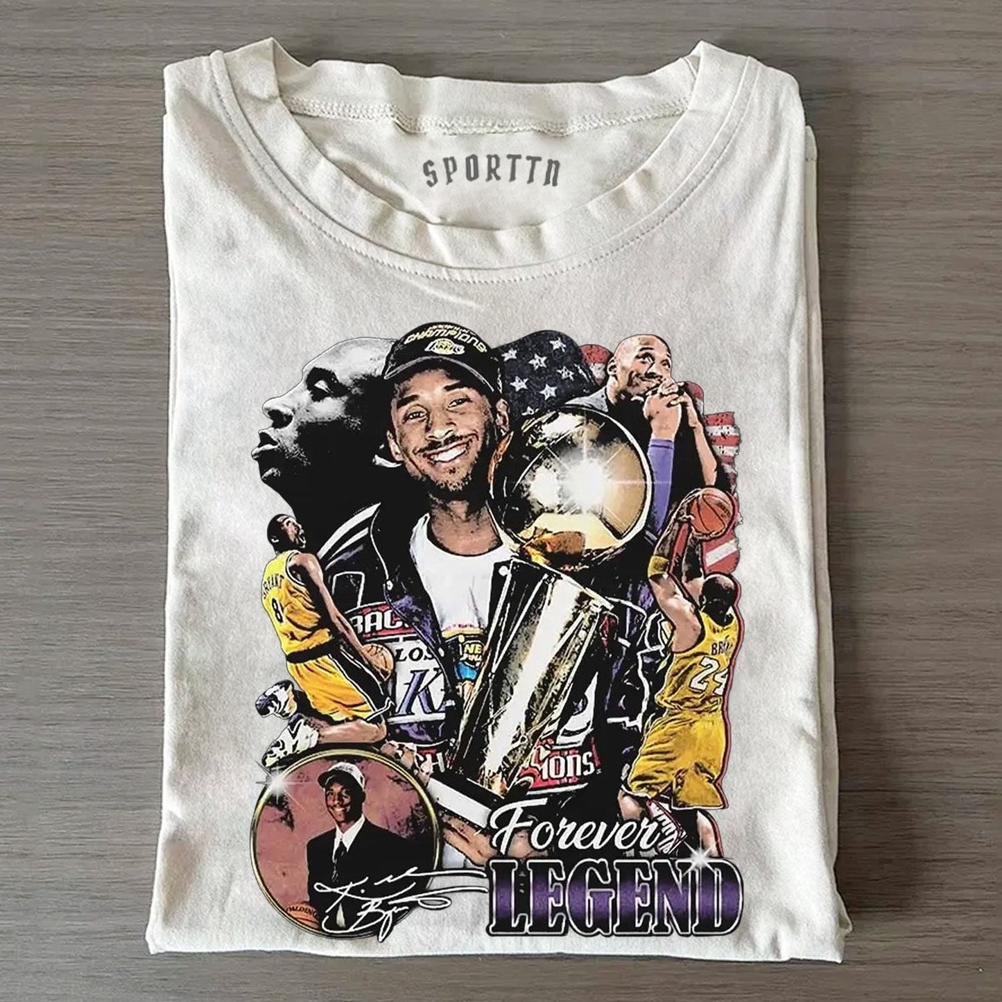 KOBE BRYANT FOREVER LEGEND THEMED T-SHIRT