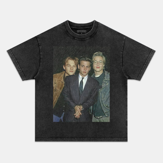 LEONARDO DICAPRIO & JOHNNY DEPP & BRAD PITT TEE