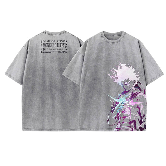 Luffy One Piece Anime Inspired Vintage Tee-[DS]