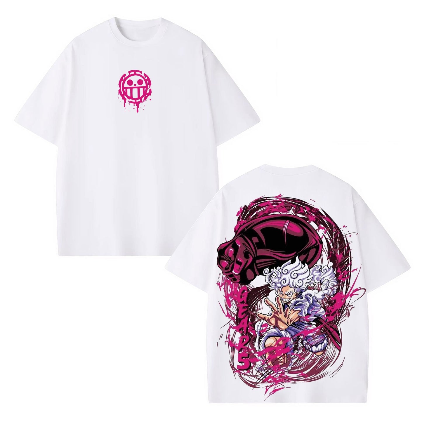 LUFFY ANIME OVERSIZED TEE 丨 ONE PIECE-[DS]