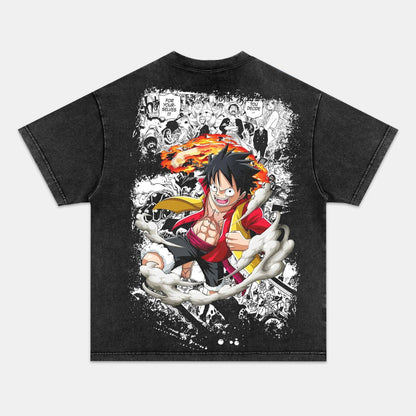 LUFFY VINTAGE TEE丨ONE PIECE-[BACK]
