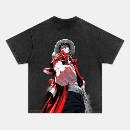 LUFFY VINTAGE TEE丨ONE PIECE-[BACK]