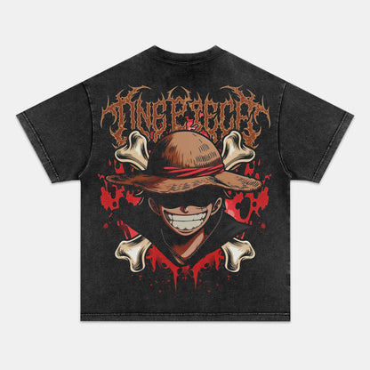 LUFFY ANIME INSPIRED VINTAGE TEE丨ONE PIECE-[BACK]