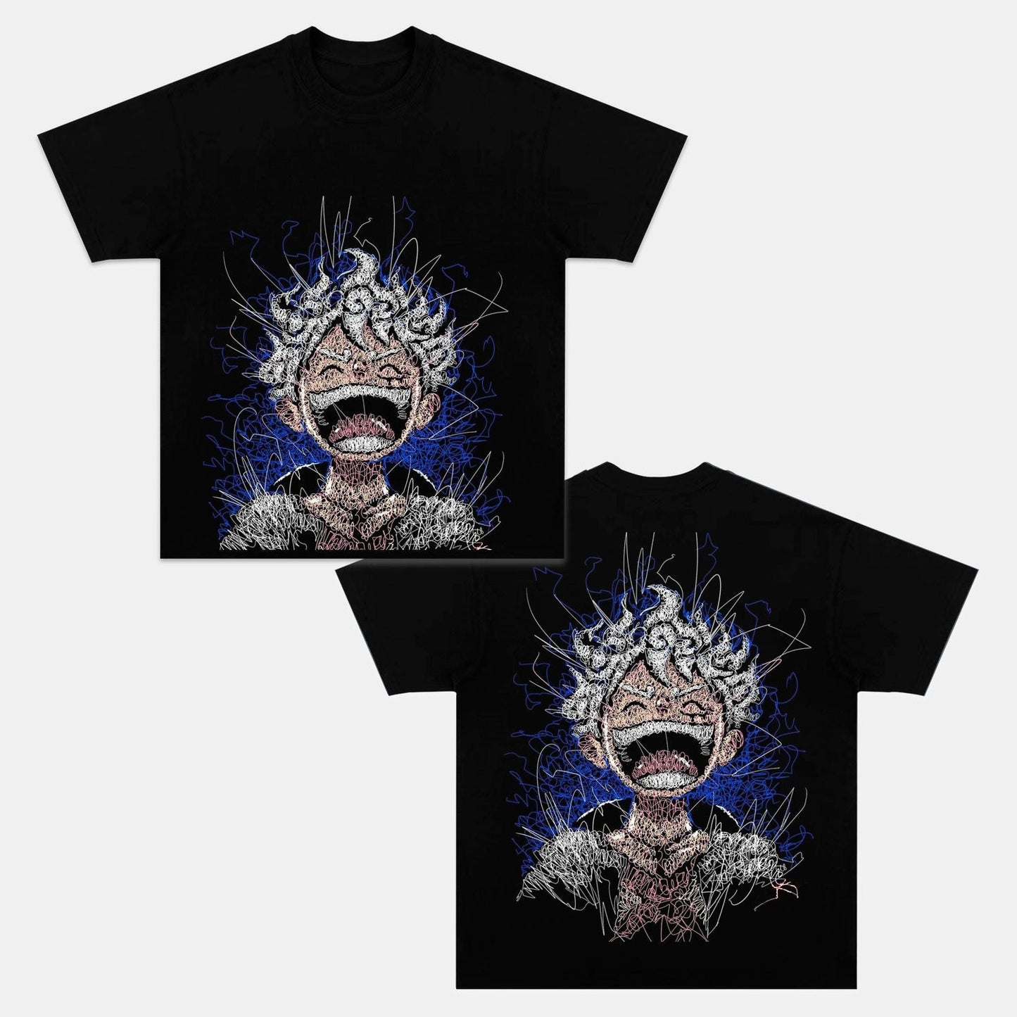 LUFFY UNISEX ANIME INSPIRED VINTAGE T-SHIRT丨ONE PIECE-[DS]