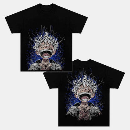 LUFFY UNISEX ANIME INSPIRED VINTAGE T-SHIRT丨ONE PIECE-[DS]