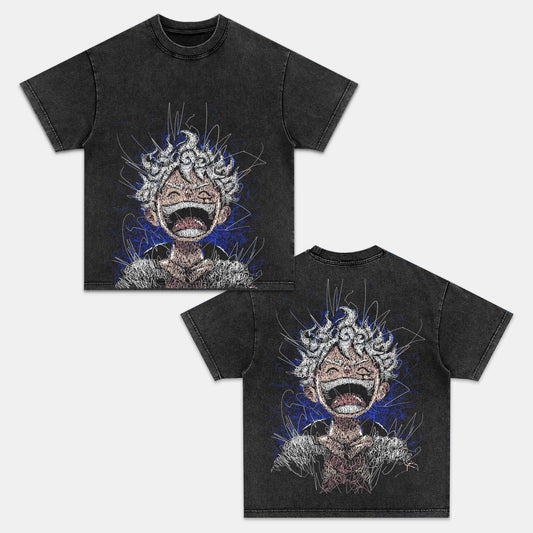 LUFFY UNISEX ANIME INSPIRED VINTAGE T-SHIRT丨ONE PIECE-[DS]