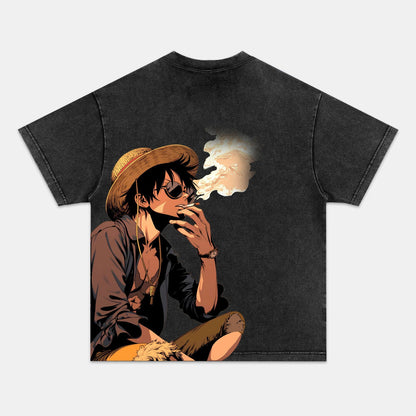 LUFFY ANIME INSPIRED VINTAGE TEE丨ONE PIECE-[BACK]