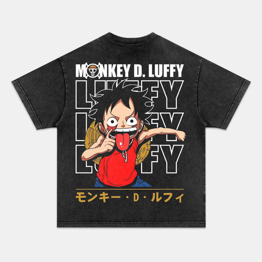 LUFFY ANIME INSPIRED VINTAGE TEE丨ONE PIECE-[BACK]