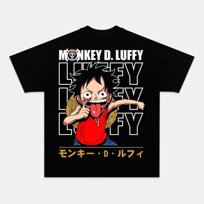 LUFFY ANIME INSPIRED VINTAGE TEE丨ONE PIECE-[BACK]