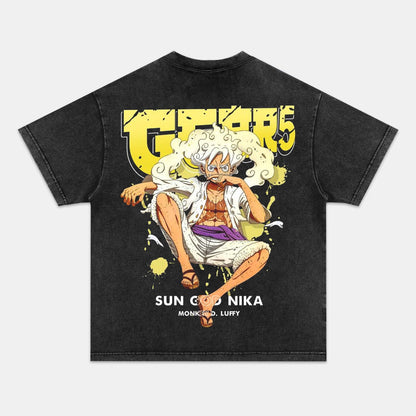 LUFFY ANIME INSPIRED VINTAGE TEE丨ONE PIECE-[BACK]