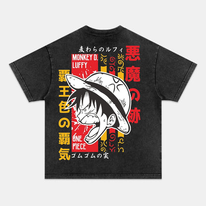 LUFFY ANIME INSPIRED VINTAGE TEE丨ONE PIECE-[BACK]