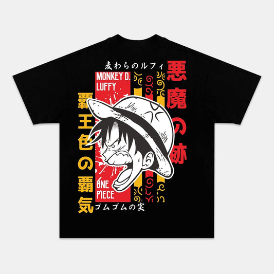 LUFFY ANIME INSPIRED VINTAGE TEE丨ONE PIECE-[BACK]