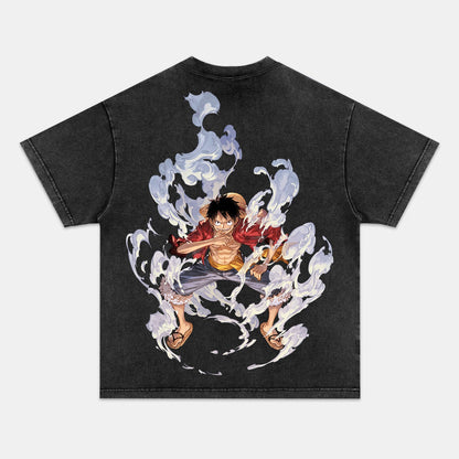 LUFFY ANIME INSPIRED VINTAGE TEE丨ONE PIECE-[BACK]