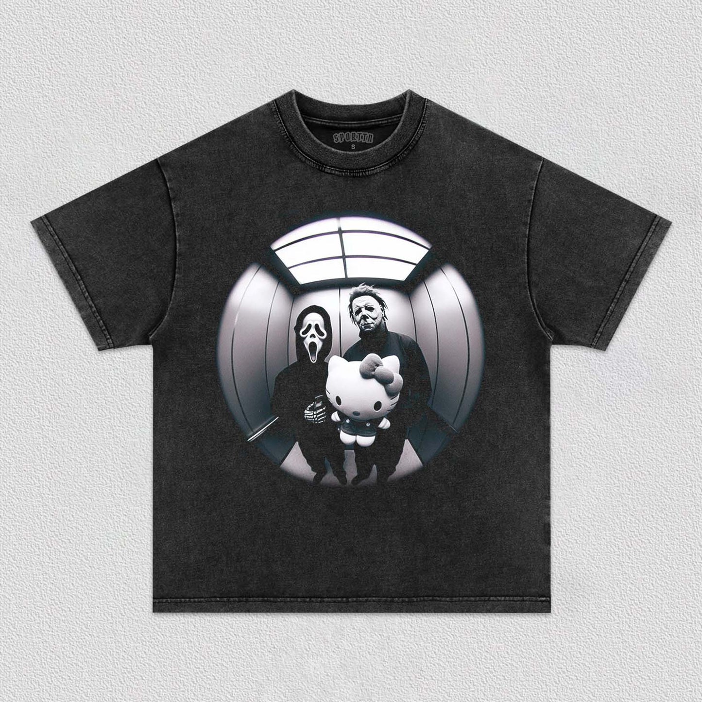 MICHAEL MYERS & GHOSTFACE  & KITTY TEE